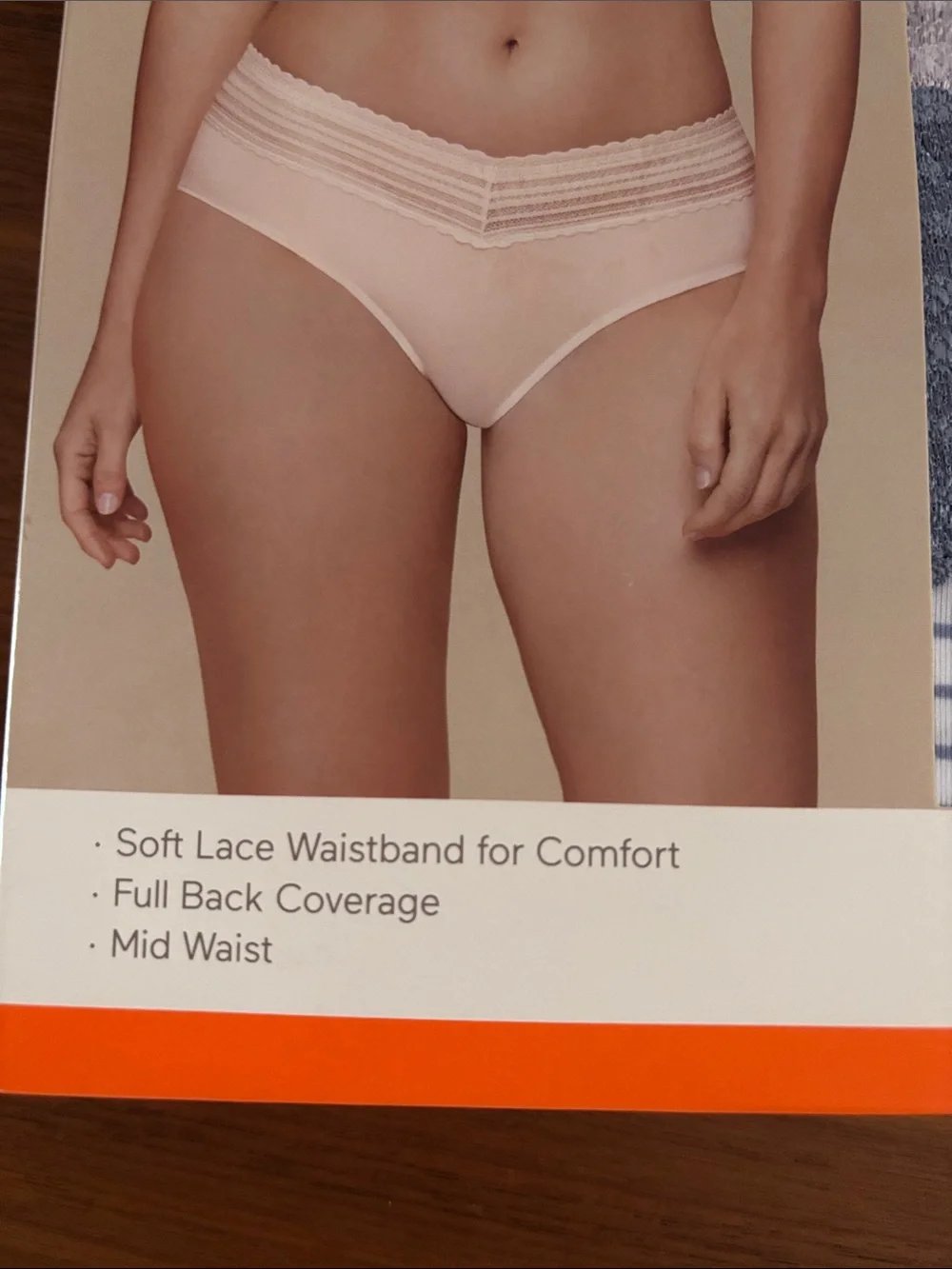 WARNERS MICROFIBER AND LACE HIPSTER PANTIES